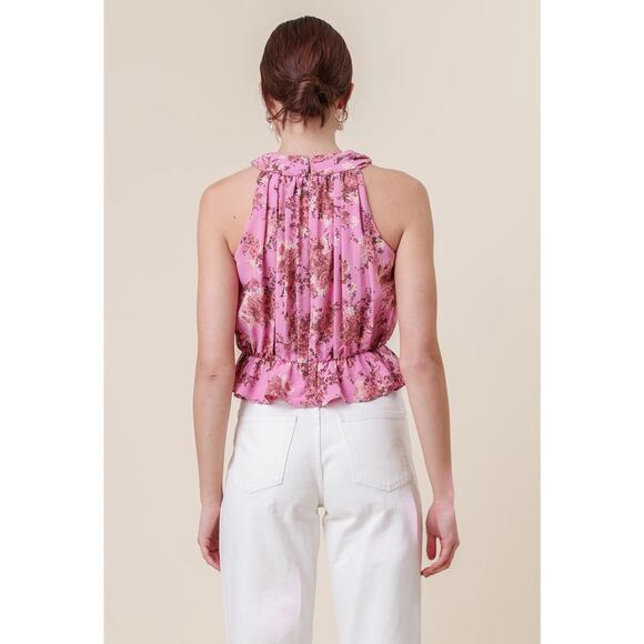 Line & Dot Pink Floral Blouse - Picture 5 of 10